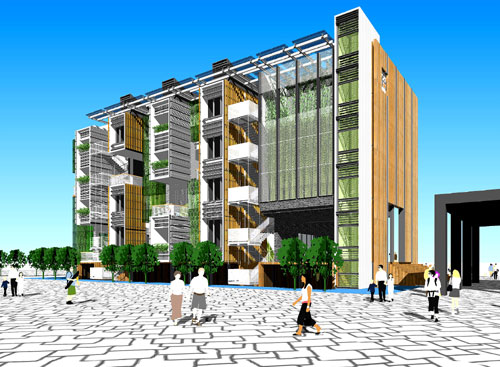 Proiect de arhitectura verde la statia de metrou Grozavesti