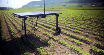Un robot inteligent dotat cu baterii solare face minuni pe terenurile agricole din Elveția. Video