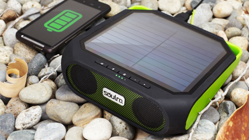 casetofon alimentat solar