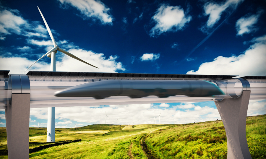 sistem de transport supersonic Hyperloop