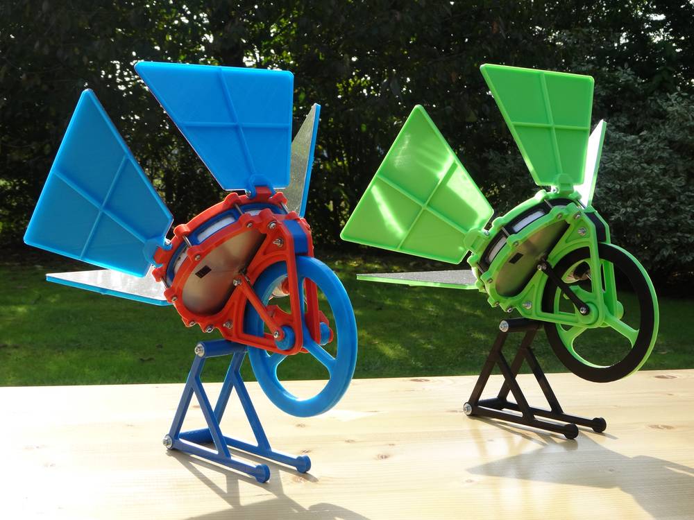 motoare Stirling alimentate solar