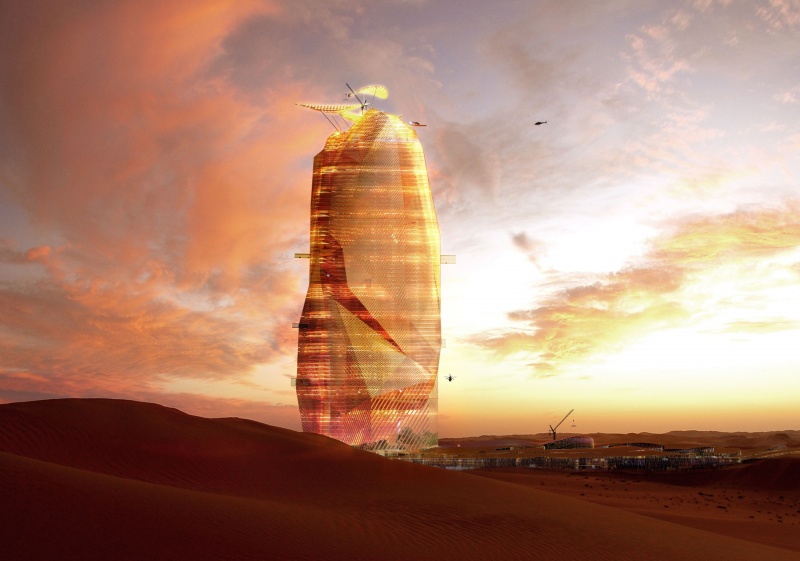 Oras sustenabil in desert