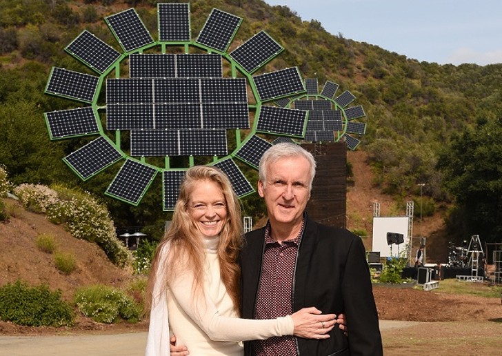 James Cameron și soția lui