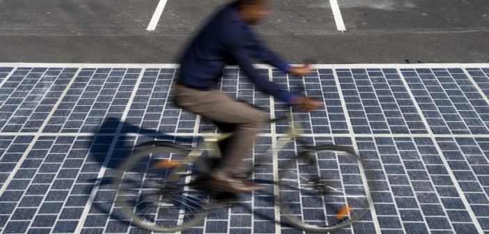 panouri solare integrate in asfalt